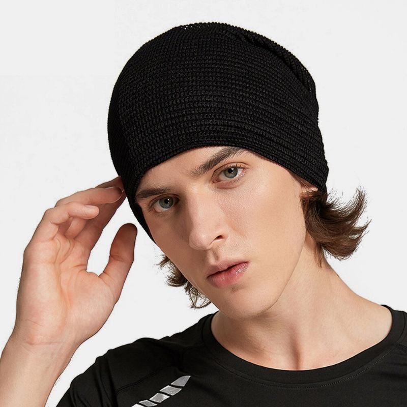 Unisex Multifunktionsnet Åndbar Svedabsorberende Hip-hop Sports Pandebånd Tørklæde Beanie Hat