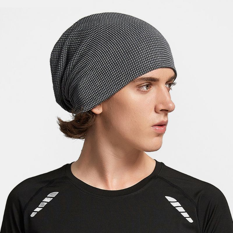 Unisex Multifunktionsnet Åndbar Svedabsorberende Hip-hop Sports Pandebånd Tørklæde Beanie Hat