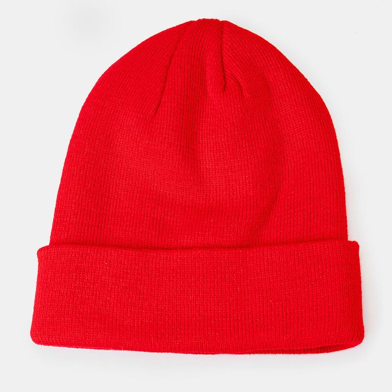 Unisex Plys S-brev Broderet Hip-hop Varm Beanie Uden Kanter Udlejer Kasket Strikket Hue