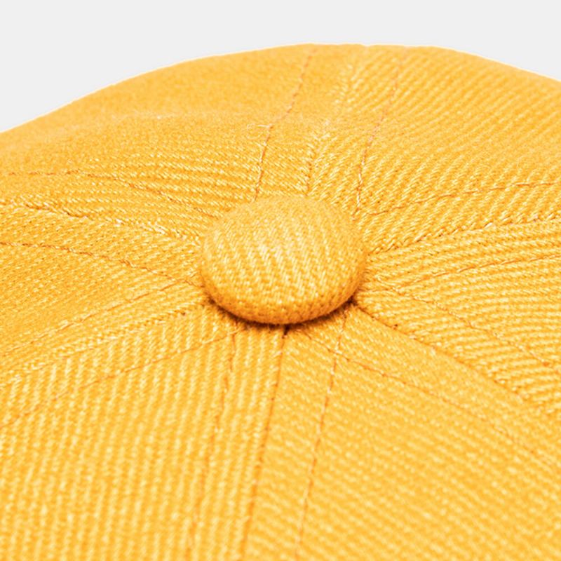 Unisex Polyester Bomuld Ensfarvet Nitte Pu Label All-match Brimless Beanie Udlejer Kasket Skull Cap