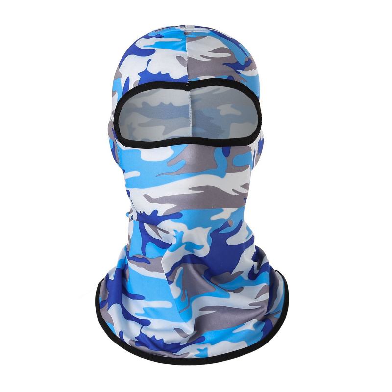 Unisex Polyester Camouflage Casual Udendørs Ridning Åndbar Vindtæt Solskærm Halsskærm Ansigtsmaske Beanie Hatte