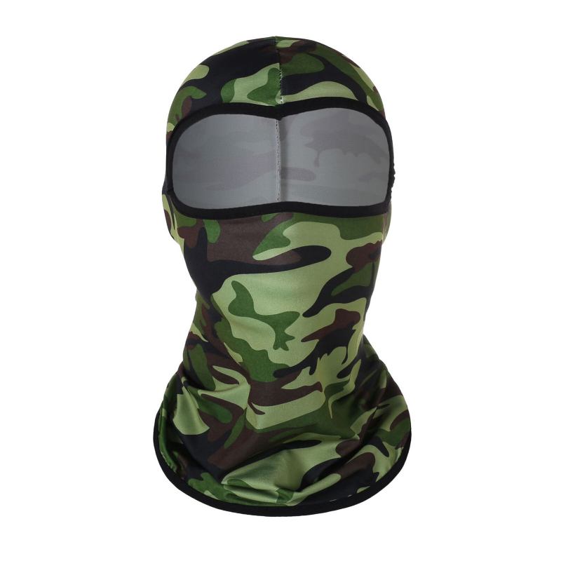 Unisex Polyester Camouflage Casual Udendørs Ridning Åndbar Vindtæt Solskærm Halsskærm Ansigtsmaske Beanie Hatte