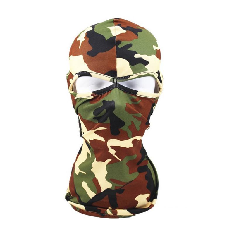 Unisex Polyester Camouflage Casual Udendørs Ridning Vindtæt Solskærm Halsskærm Ansigtsmaske Beanie Hatte