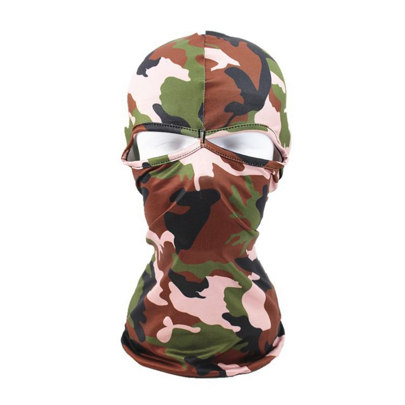 Unisex Polyester Camouflage Casual Udendørs Ridning Vindtæt Solskærm Halsskærm Ansigtsmaske Beanie Hatte