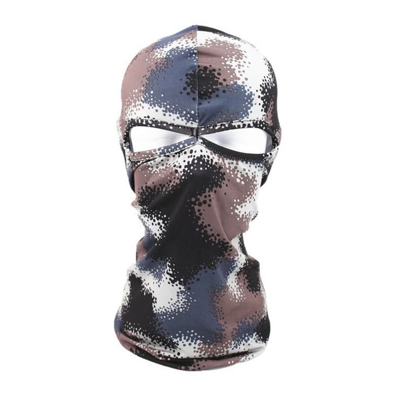 Unisex Polyester Camouflage Casual Udendørs Ridning Vindtæt Solskærm Halsskærm Ansigtsmaske Beanie Hatte