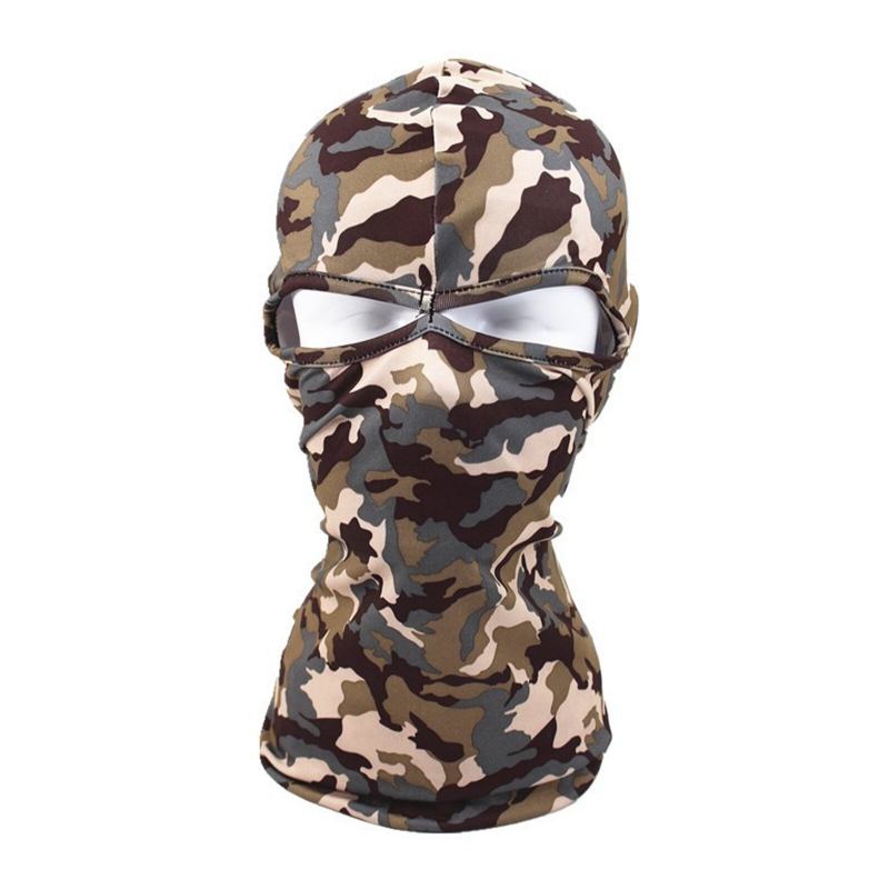 Unisex Polyester Camouflage Casual Udendørs Ridning Vindtæt Solskærm Halsskærm Ansigtsmaske Beanie Hatte