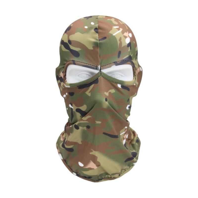 Unisex Polyester Camouflage Casual Udendørs Ridning Vindtæt Solskærm Halsskærm Ansigtsmaske Beanie Hatte