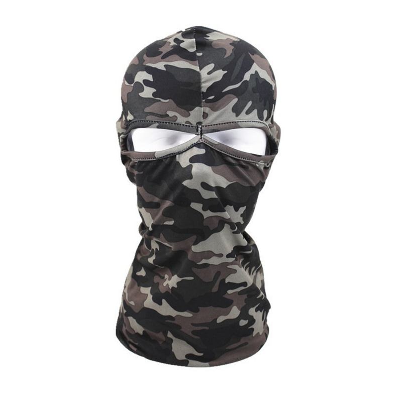 Unisex Polyester Camouflage Casual Udendørs Ridning Vindtæt Solskærm Halsskærm Ansigtsmaske Beanie Hatte