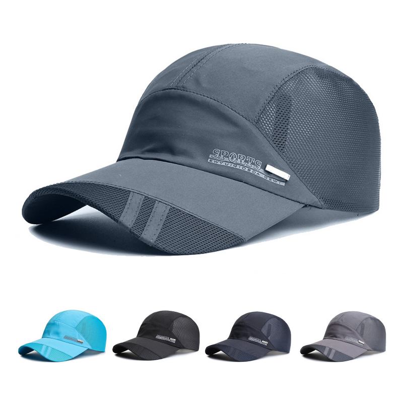 Unisex Polyester Casual Udendørs Bjergbestigning Åndbar Justerbar Hurtigtørrende Solsejl Baseballhatte