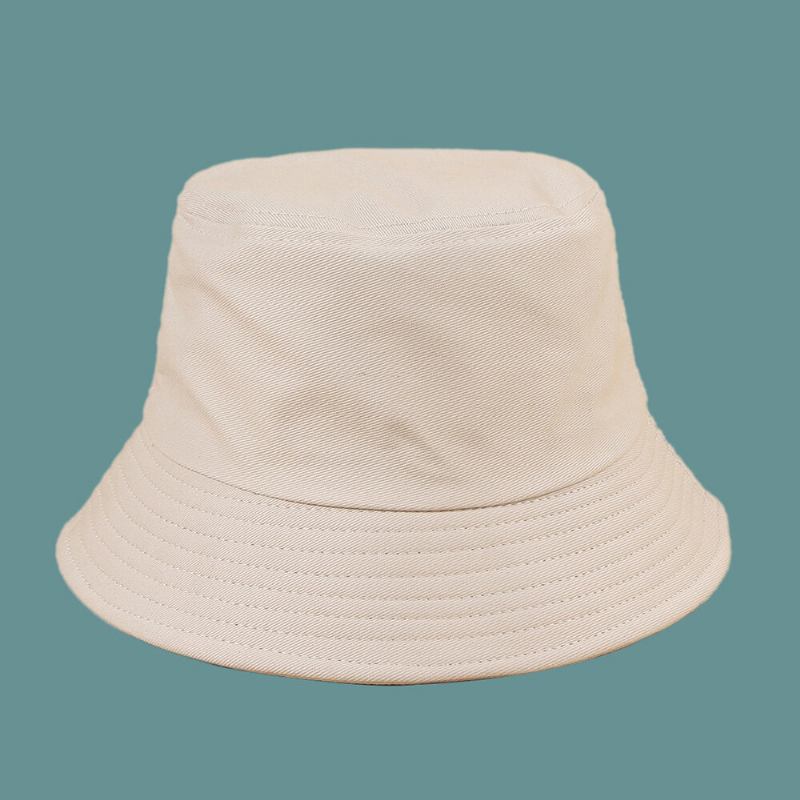 Unisex Tegneserie Kærlighedsskalletryk Twill Kasket Bomuld Ensfarvet Mode Solbeskyttelse Bucket Hat