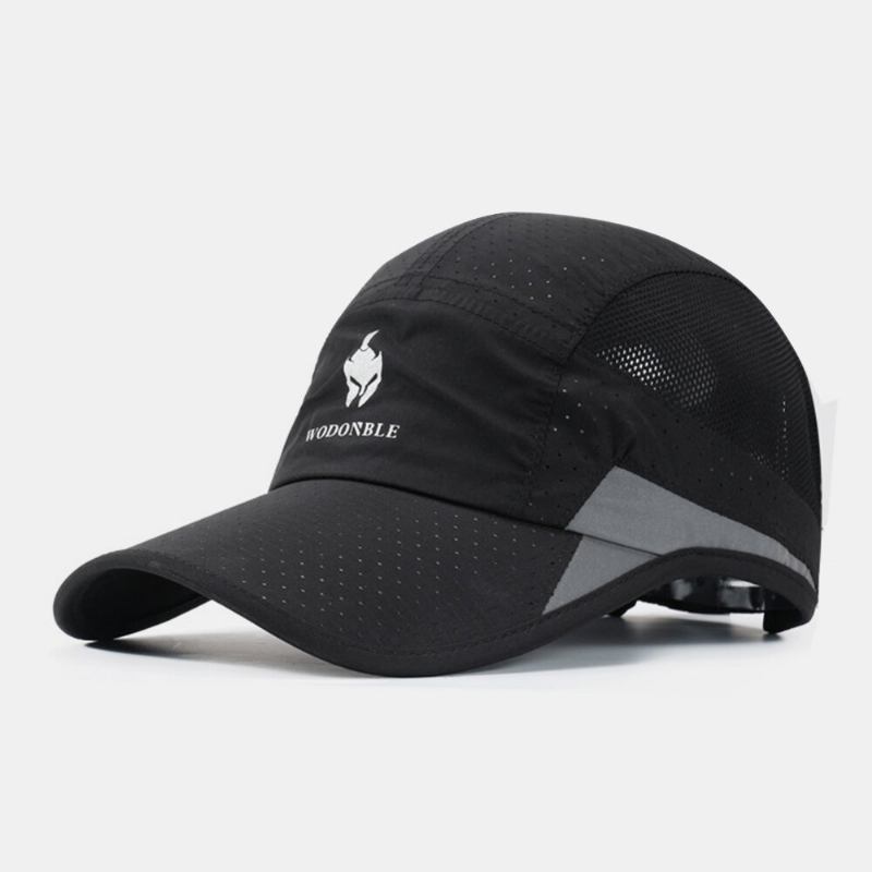 Unisex Ultratynd Hurtigtørrende Mesh Huer Åndbar Foldbar Udendørs Sports Visir Baseball Huer Solhat