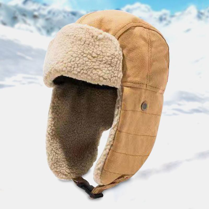 Unisex Vinter Varm Ørebeskyttelse Trapper Huer Udendørs Casual Vindtæt Cool Beskyttelse Russisk Huer Ushanka Hat