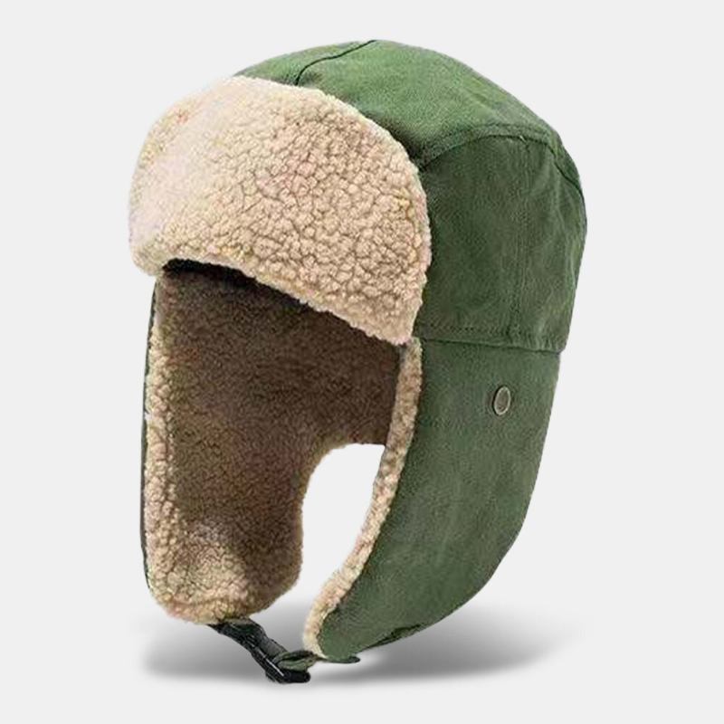 Unisex Vinter Varm Ørebeskyttelse Trapper Huer Udendørs Casual Vindtæt Cool Beskyttelse Russisk Huer Ushanka Hat