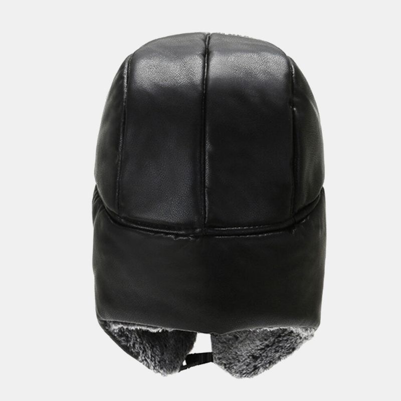 Unisex Winter Thicken Warm Trapper Huer Aftagelig Maske Gardin Udendørs Vindtæt Ørebeskyttelse Russisk Huer Ushanka Hat