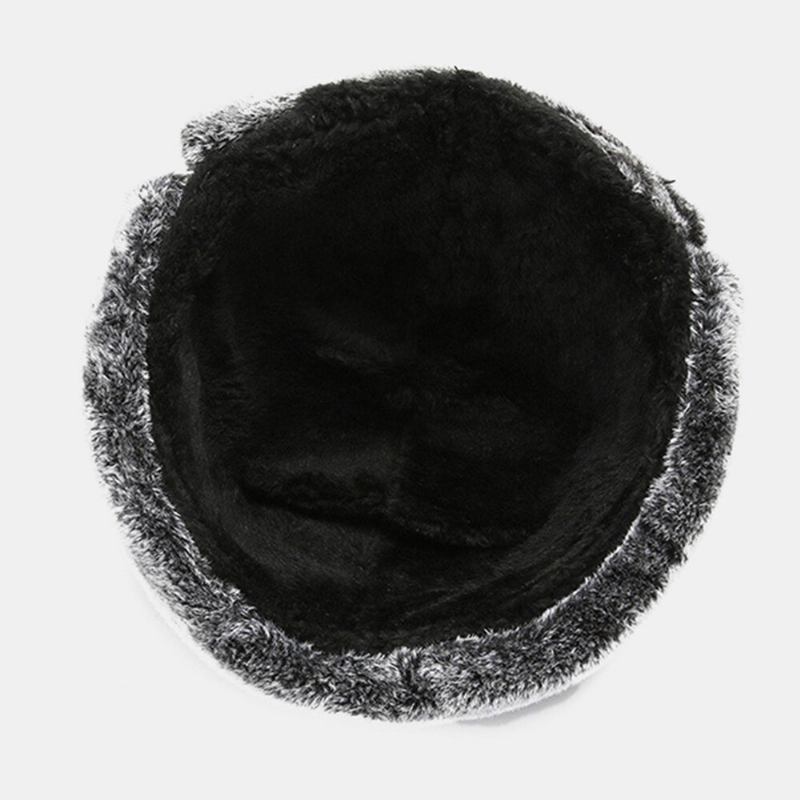 Unisex Winter Thicken Warm Trapper Huer Aftagelig Maske Gardin Udendørs Vindtæt Ørebeskyttelse Russisk Huer Ushanka Hat