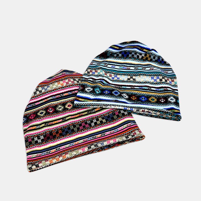 Vinter Bomuld Multi-purpose Blomsterprint Casual Beanie