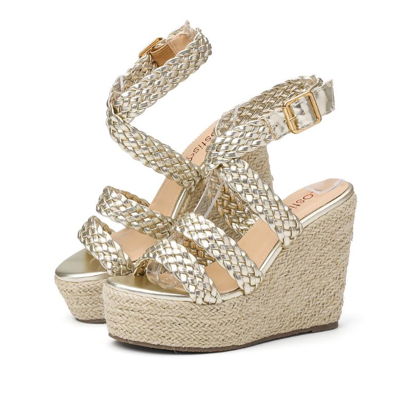 Dame Fletrem Espadrille Slingback Platform Sandaler