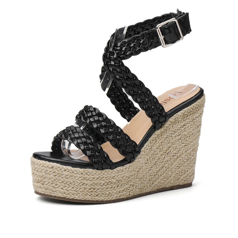 Dame Fletrem Espadrille Slingback Platform Sandaler