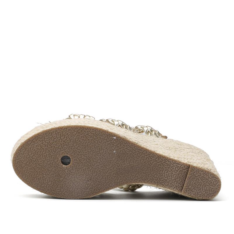 Dame Fletrem Espadrille Slingback Platform Sandaler