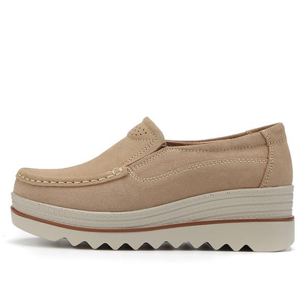 Dame Ruskind Åndbar Slip On Platforms Casual Sko