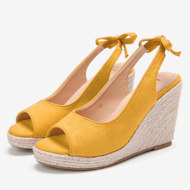 Kvinder Comfy Åndbar Slingback Casual Wedges Sandaler