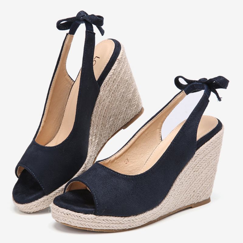 Kvinder Comfy Åndbar Slingback Casual Wedges Sandaler