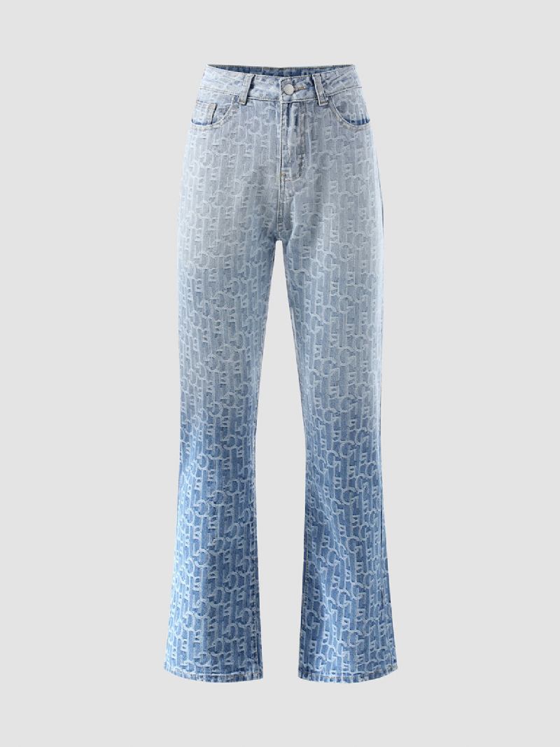 Icon Ombre Print Bomuldsjeans