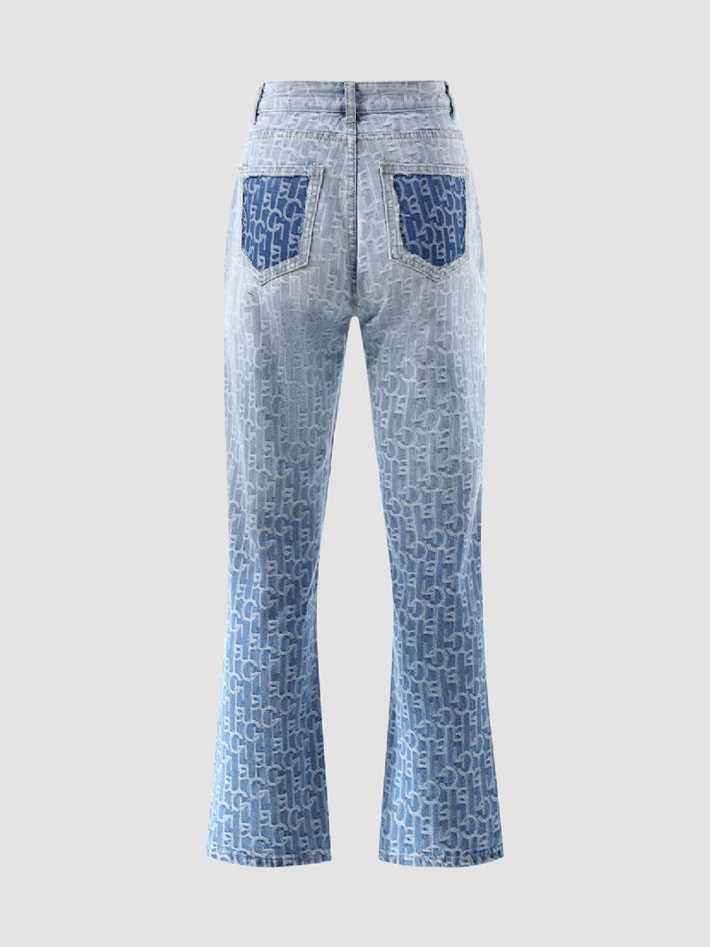 Icon Ombre Print Bomuldsjeans