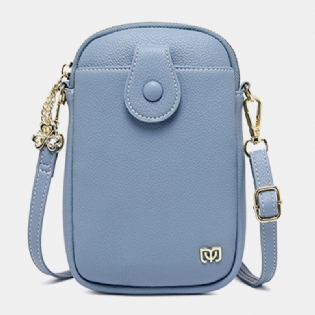 Dame 6.3 Tommer Iphone Solid Vandtæt Crossbody Taske Telefontaske