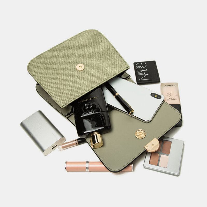 Dame Patchwork Telefontaske Casual Crossbody Taske