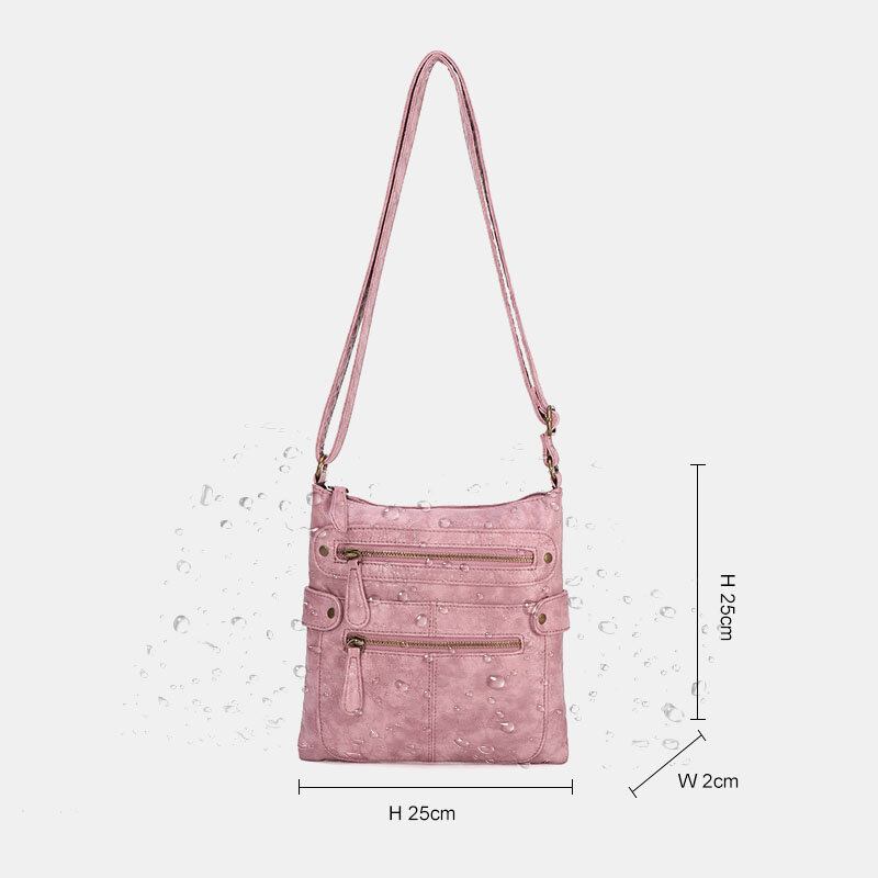 Dame Vandtæt Multi-pocket Anti-tyveri Crossbody Taske Skuldertaske