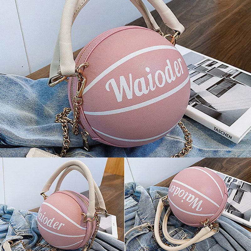 Damemode Basketball Fodboldkæder Casual Håndtaske Crossbody Taske