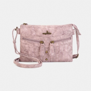 Damer Vandtæt Hardware Multi-pocket Anti-tyveri Crossbody Taske Skuldertaske