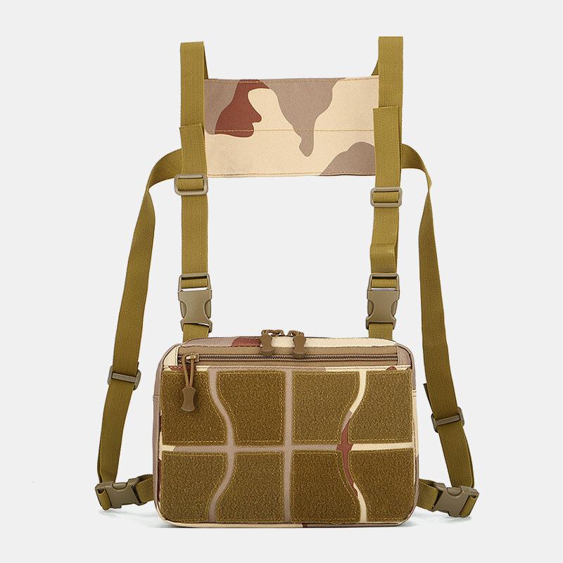 Herrevest Tactical Brysttaske Casual Crossbody Taske