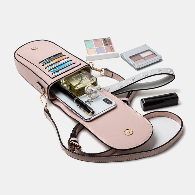 Kvinder 4 Kortpladser Telefontaske Crossbody-taske