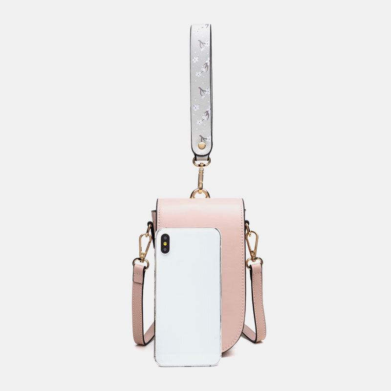 Kvinder 4 Kortpladser Telefontaske Crossbody-taske