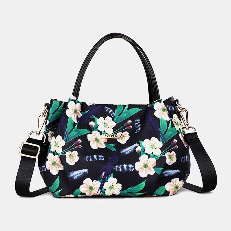 Kvinder Mode Flower Håndtaske Printet Crossbody Taske