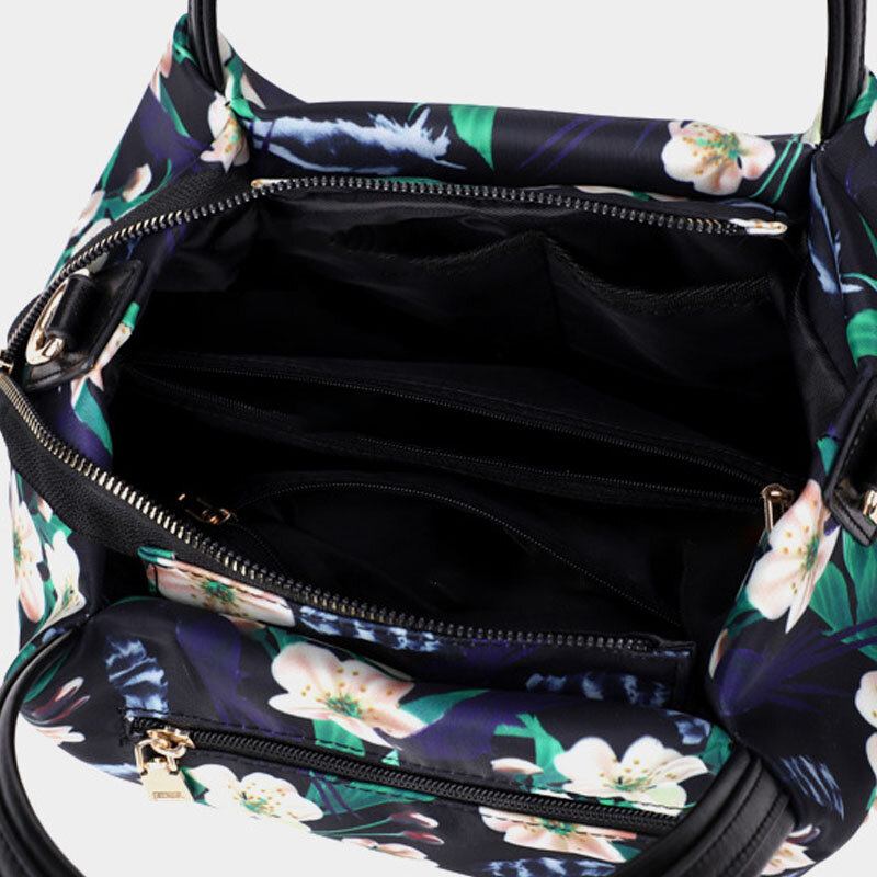 Kvinder Mode Flower Håndtaske Printet Crossbody Taske