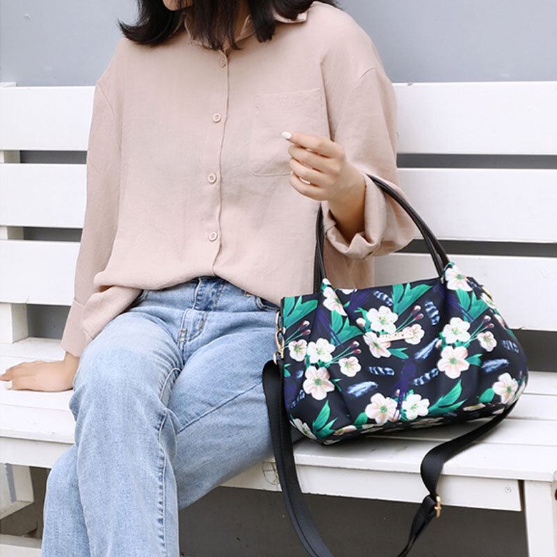 Kvinder Mode Flower Håndtaske Printet Crossbody Taske