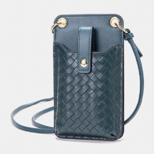 Kvinder Pu Læder Anti-tyveri Multi-card Slot Kortholder 6.5 Tommer Telefontaske Crossbody Taske Skuldertaske