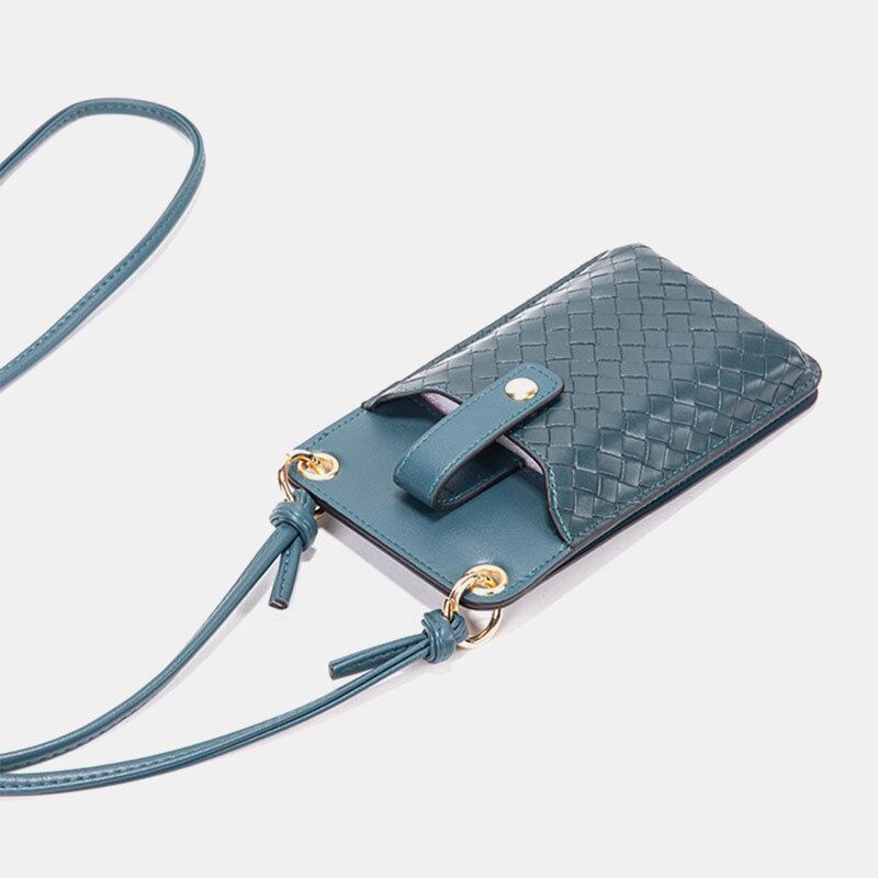 Kvinder Pu Læder Anti-tyveri Multi-card Slot Kortholder 6.5 Tommer Telefontaske Crossbody Taske Skuldertaske