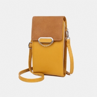 Kvinder Pu Læder Multi-bære Mode Casual Telefon Taske Cross Body Taske