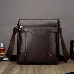 Mænd Large Capacity Crossbody Tasker Med Flere Lommer Casual Slidbestandig 6.5 Tommer Telefontaske Messenger Taske Skuldertaske