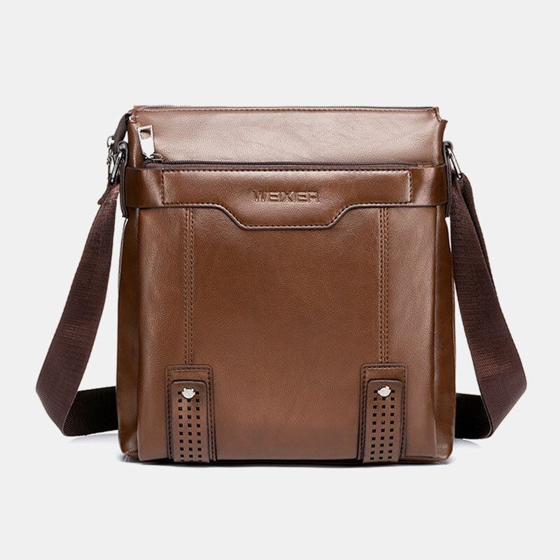 Mænd Large Capacity Crossbody Tasker Med Flere Lommer Casual Slidbestandig 6.5 Tommer Telefontaske Messenger Taske Skuldertaske