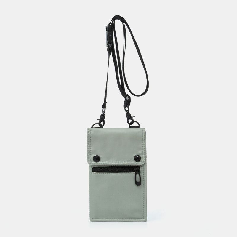 Mænd Multi-bære Udvidelig Multifunktion Vandtæt Afslappet Telefontaske Crossbody Taske Sling Bag