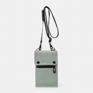 Mænd Multi-bære Udvidelig Multifunktion Vandtæt Afslappet Telefontaske Crossbody Taske Sling Bag