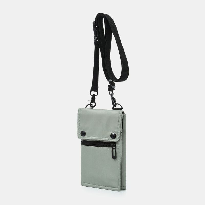 Mænd Multi-bære Udvidelig Multifunktion Vandtæt Afslappet Telefontaske Crossbody Taske Sling Bag