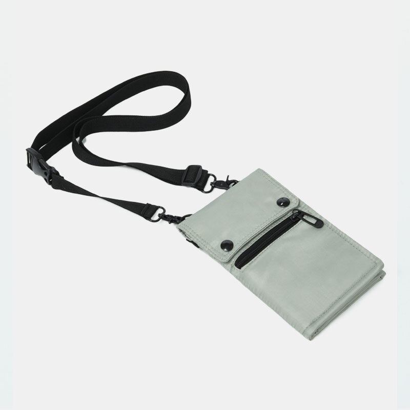 Mænd Multi-bære Udvidelig Multifunktion Vandtæt Afslappet Telefontaske Crossbody Taske Sling Bag