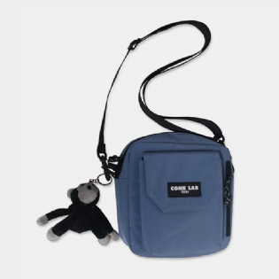 Mænd Nylon Hip-hop Åndbar All-match Crossbody Taske Skuldertaske