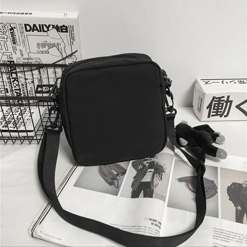 Mænd Nylon Hip-hop Åndbar All-match Crossbody Taske Skuldertaske